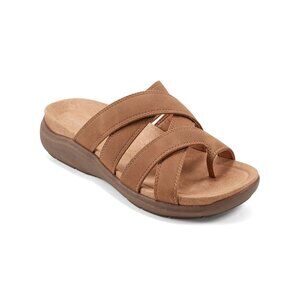 Easy Spirit Westly Sandals Women’s Strappy Comfort Shoes Brown Size 9.5 MSRP $65